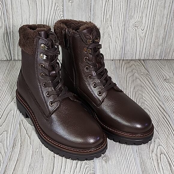 Alberto Torresi Dubron Brown Leather Boots Womens Size 8 NWT - Picture 9 of 14